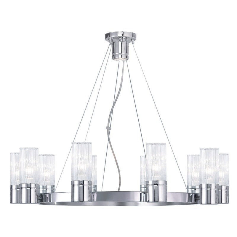 Livex Midtown 50699-05 Chandelier Light - Polished Chrome