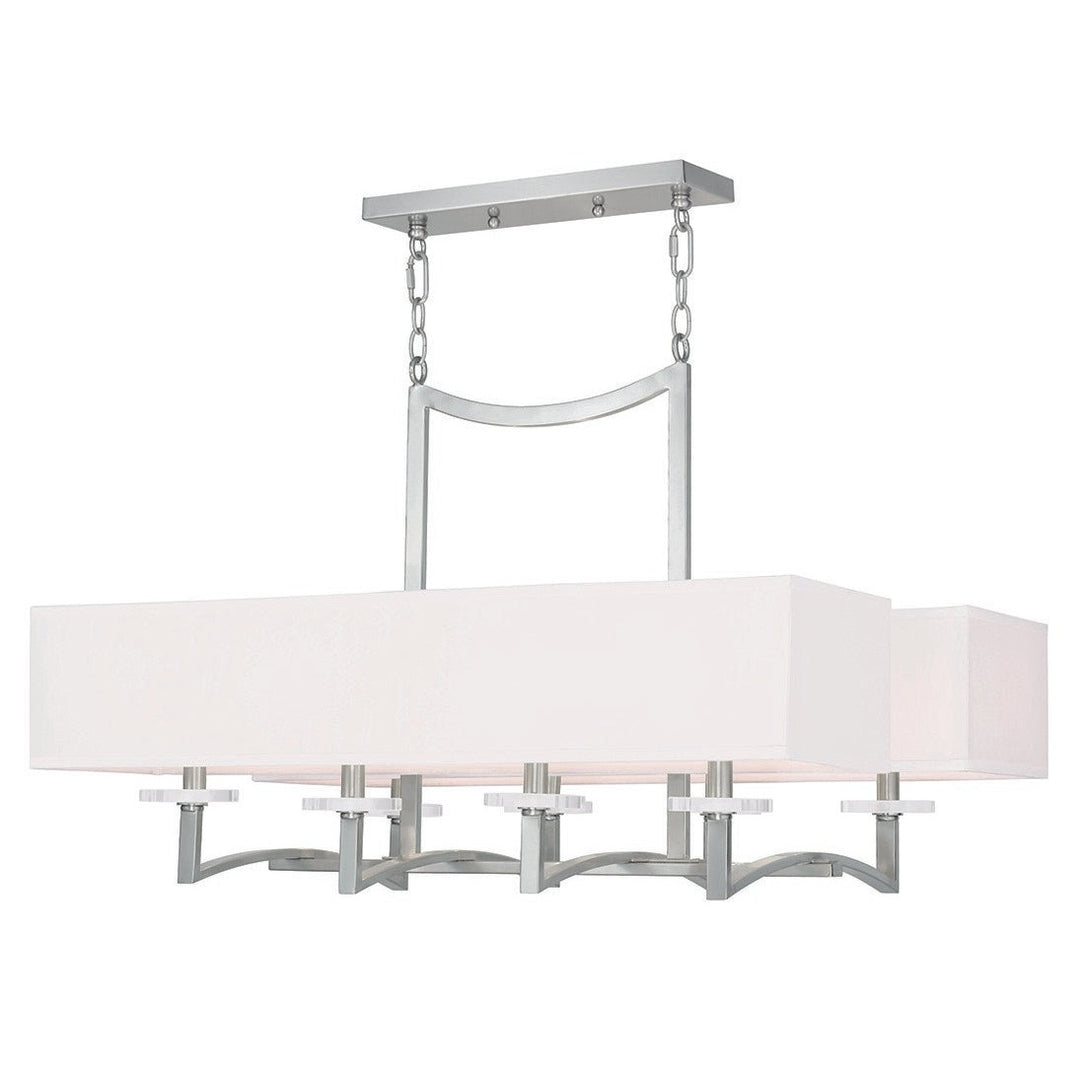 Livex Woodland Park 50709-91 Pendant Light - Brushed Nickel