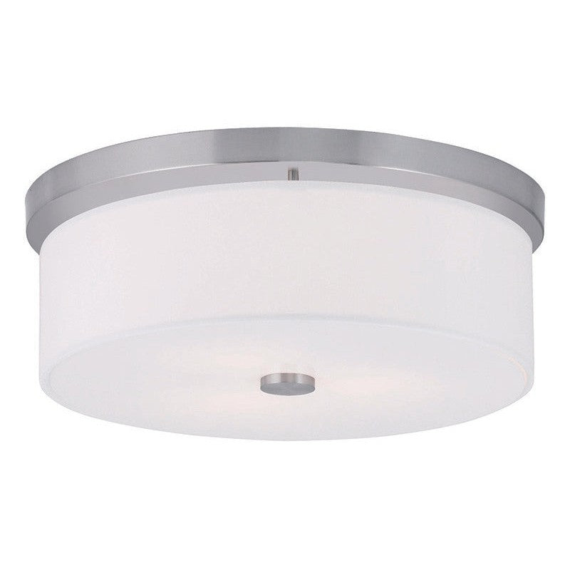 Livex Meridian 50864-91 Ceiling Light - Brushed Nickel