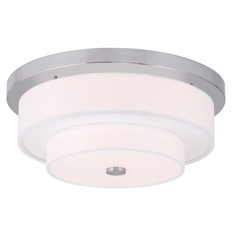 Livex Meridian 50865-91 Ceiling Light - Brushed Nickel