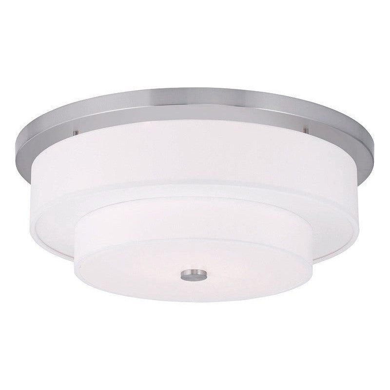 Livex Meridian 50866-91 Ceiling Light - Brushed Nickel