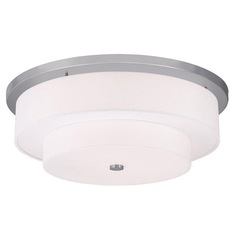 Livex Meridian 50867-91 Ceiling Light - Brushed Nickel