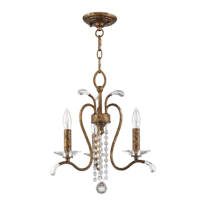 Livex Serafina 51003-71 Chandelier Light - Hand Applied Venetian Golden Bronze