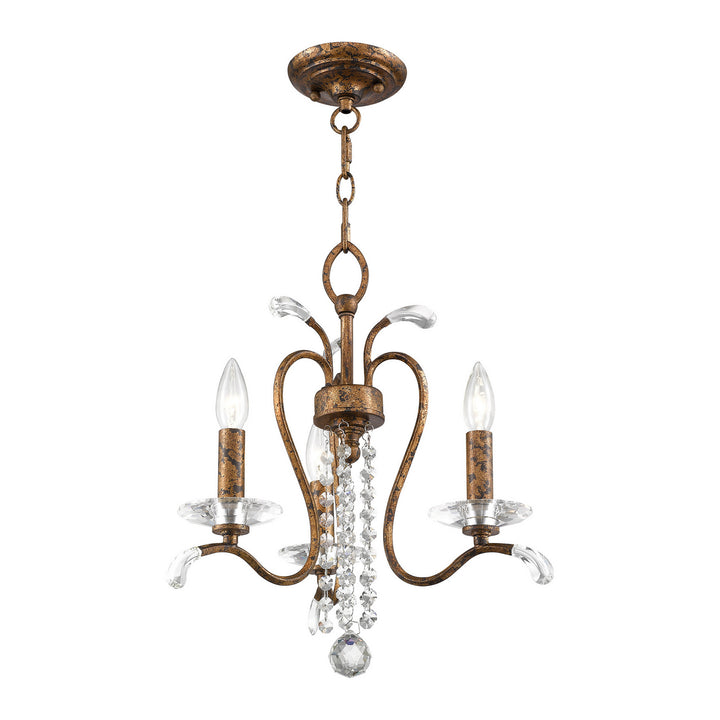 Livex Serafina 51003-71 Chandelier Light - Hand Applied Venetian Golden Bronze