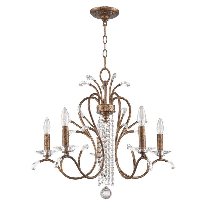 Livex Serafina 51005-71 Chandelier Light - Hand Applied Venetian Golden Bronze