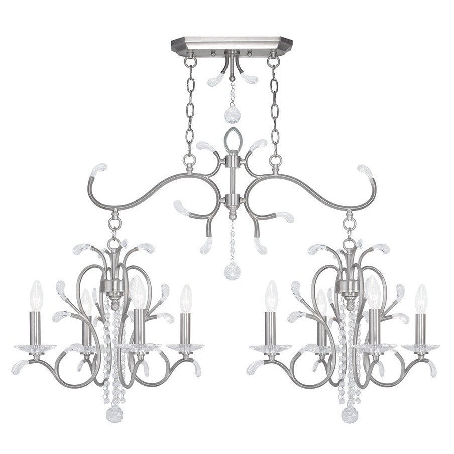 Livex Serafina 51007-91 Pendant Light - Brushed Nickel