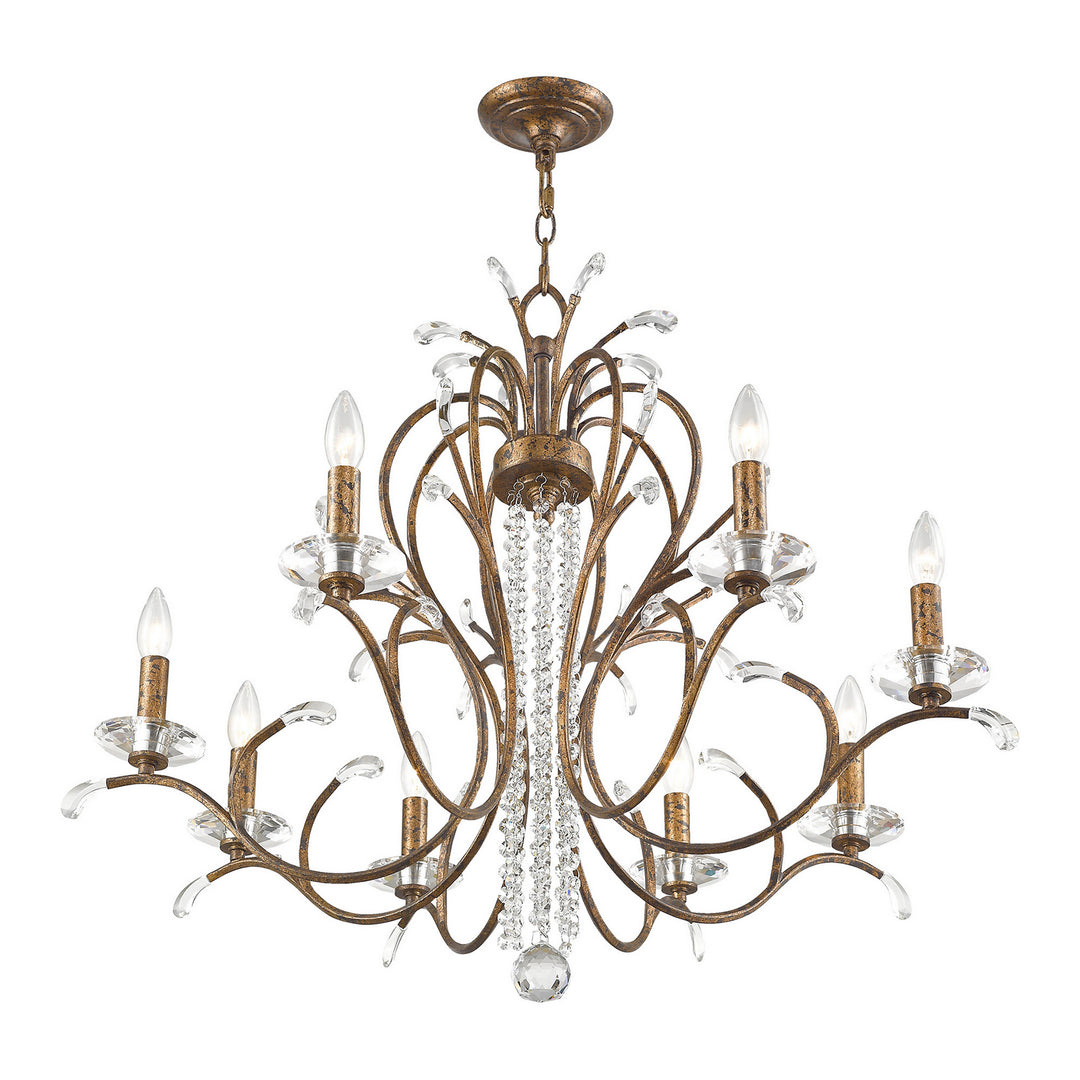 Livex Serafina 51008-71 Chandelier Light - Hand Applied Venetian Golden Bronze