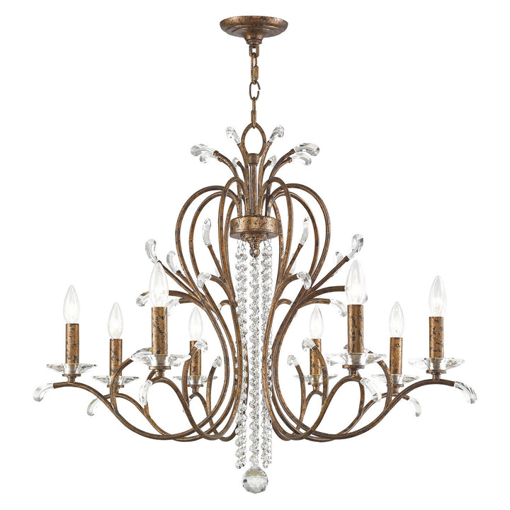 Livex Serafina 51008-71 Chandelier Light - Hand Applied Venetian Golden Bronze