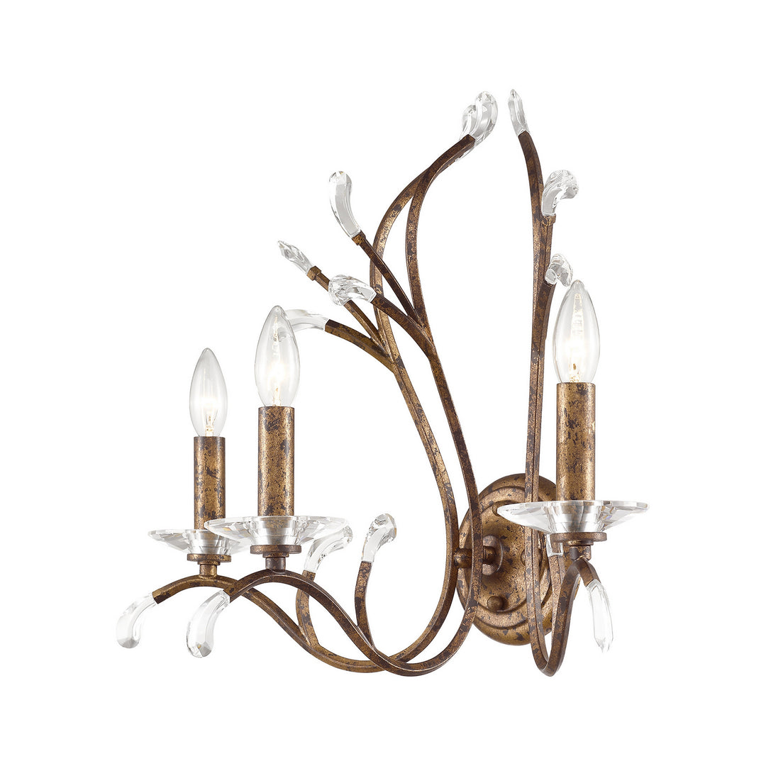 Livex Serafina 51013-71 Wall Sconce Light - Hand Applied Venetian Golden Bronze