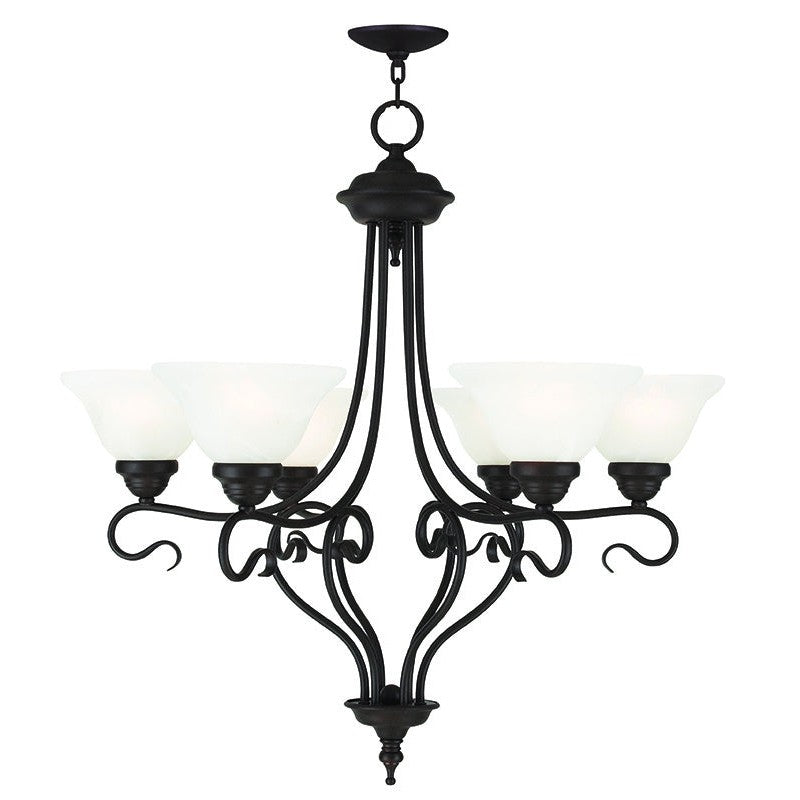 Livex Coronado 6126-07 Chandelier Light - Bronze