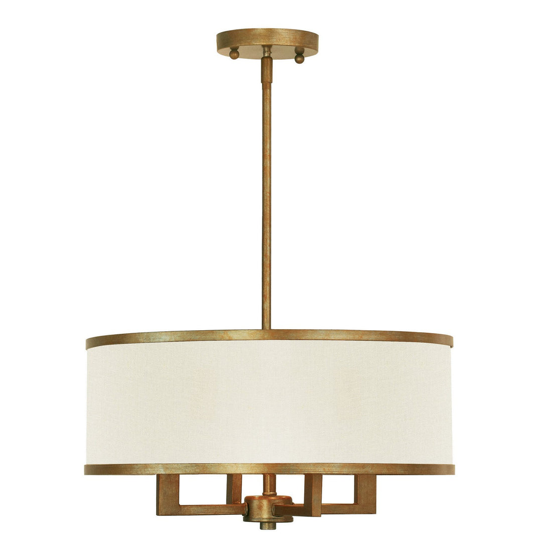 Livex Park Ridge 62613-48 Chandelier Light - Hand Applied Antique Gold Leaf