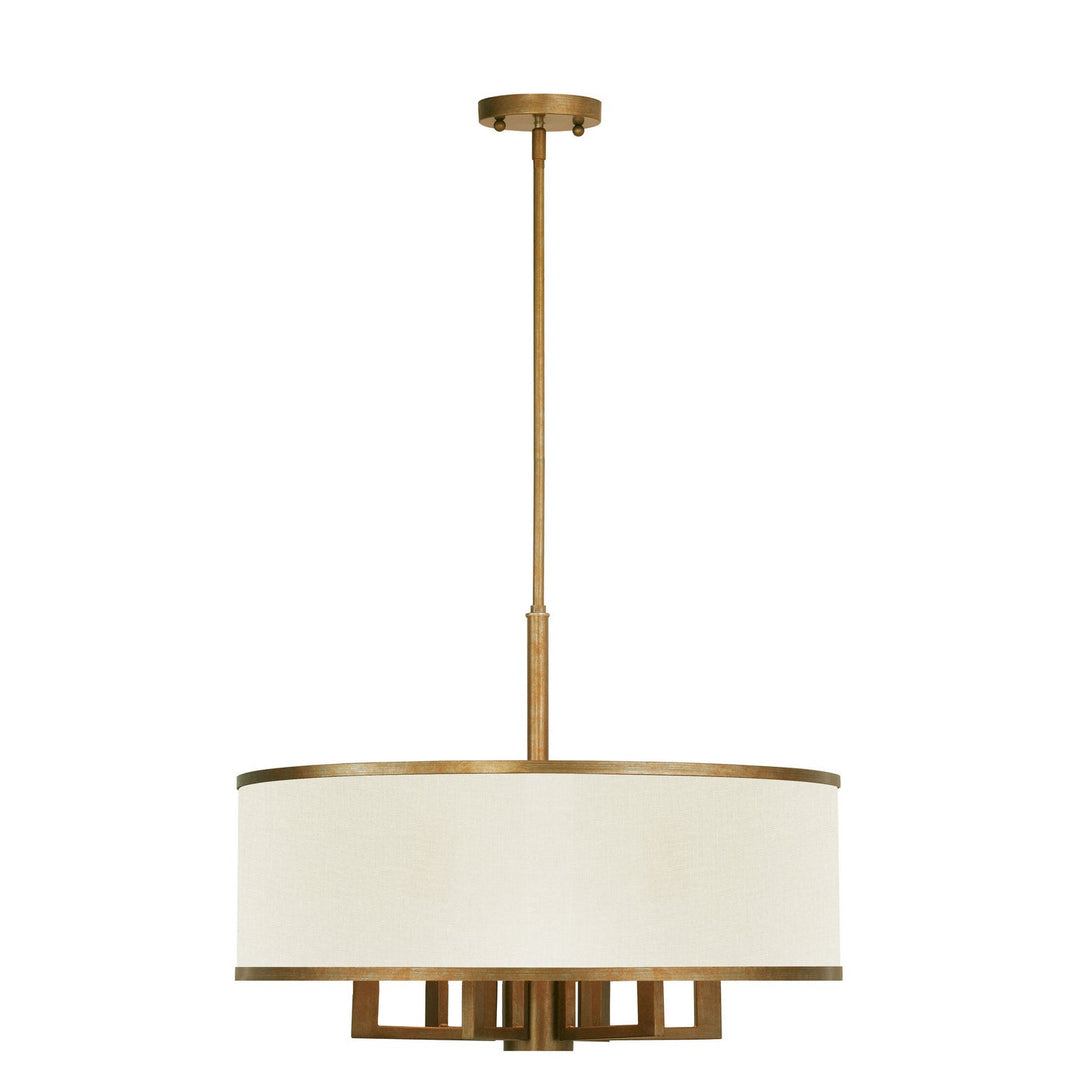 Livex Park Ridge 62614-48 Chandelier Light - Hand Applied Antique Gold Leaf