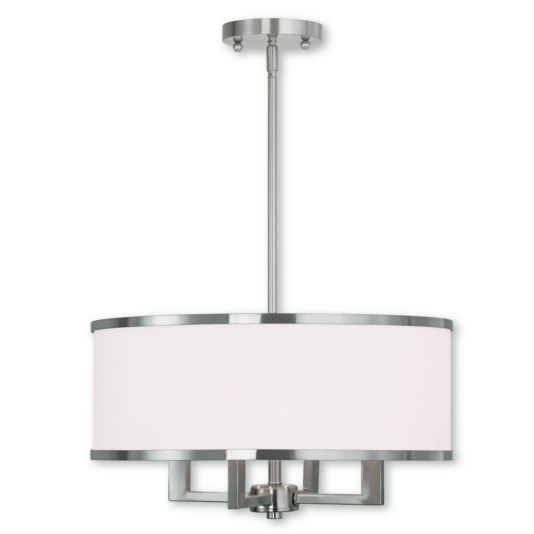Livex Park Ridge 62615-91 Chandelier Light - Brushed Nickel