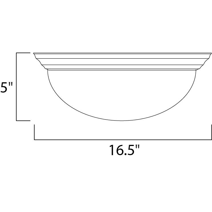 Maxim Essentials - 585x 5852FTSN Ceiling Light - Satin Nickel