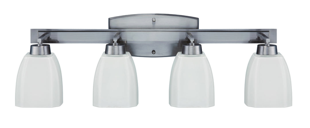 Craftmade Bridwell 14728BNK4 Bath Vanity Light 28 in. wide - Brushed Polished Nickel