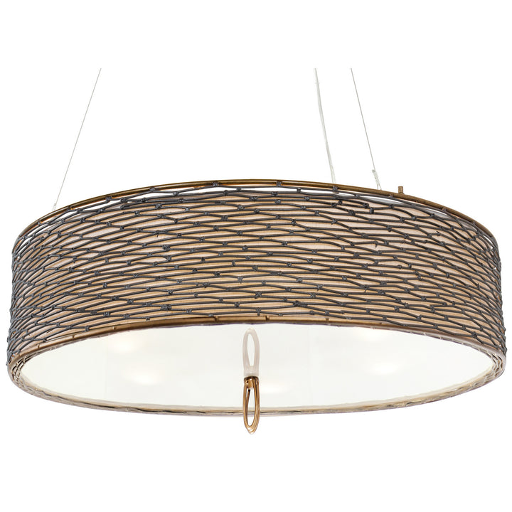 Varaluz Flow 247P05HO Pendant Light - Hammered Ore