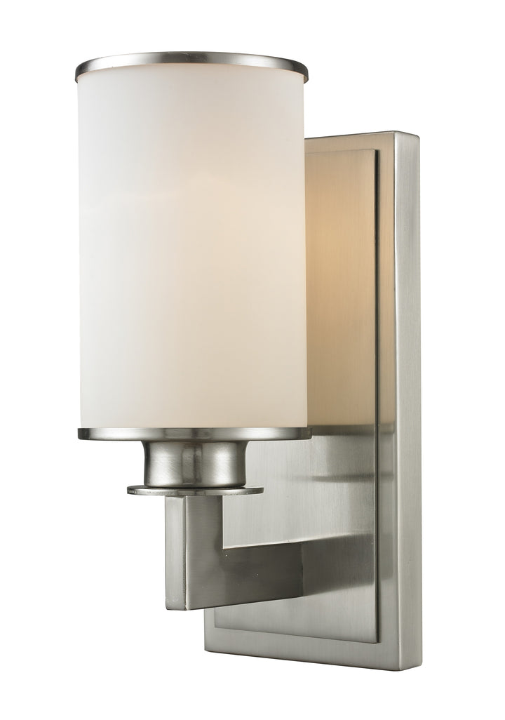 Z-Lite Savannah 412-1S Wall Sconce Light - Brushed Nickel