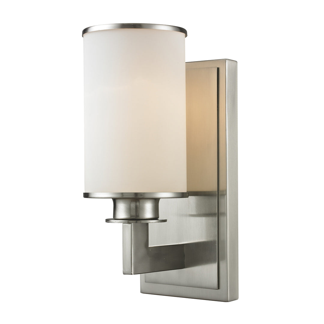 Z-Lite Savannah 412-1S Wall Sconce Light - Brushed Nickel