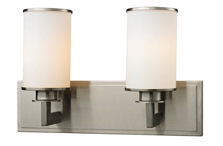 Z-Lite Savannah 412-2V Bath Vanity Light 17 in. wide - Brushed Nickel