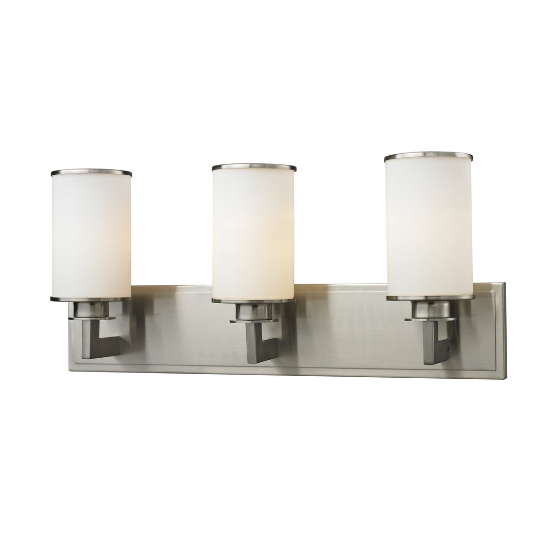 Z-Lite Savannah 412-3V Bath Vanity Light 23 in. wide - Brushed Nickel