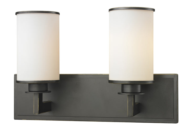 Z-Lite Savannah 413-2V Bath Vanity Light 17 in. wide - Olde Bronze