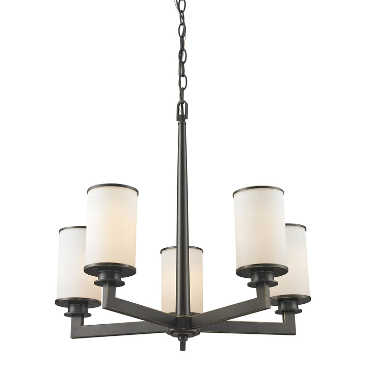 Z-Lite Savannah 413-5 Chandelier Light - Olde Bronze