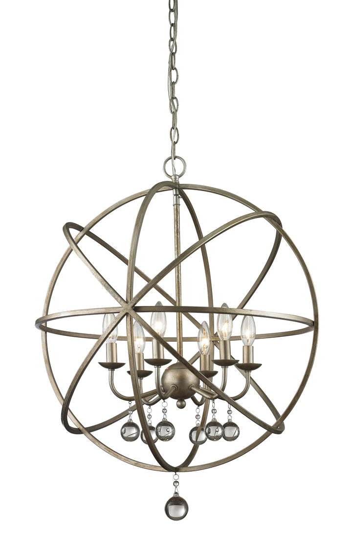 Z-Lite Acadia 415-24 Chandelier Light - Antique Silver