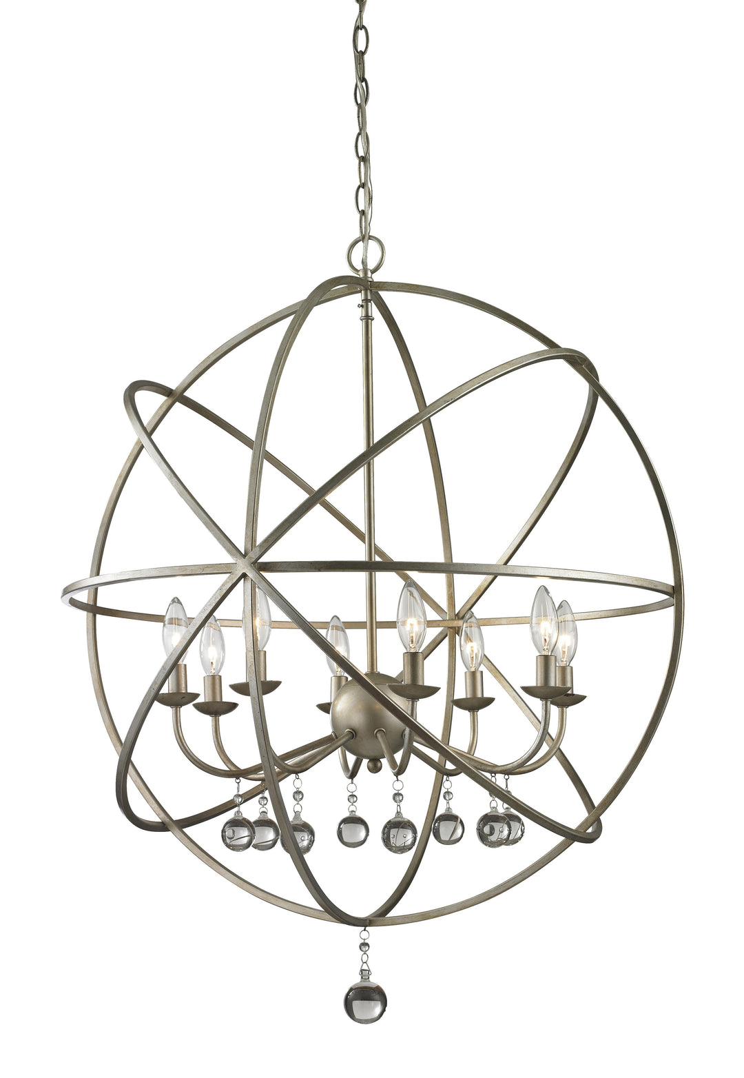 Z-Lite Acadia 415-30 Chandelier Light - Antique Silver