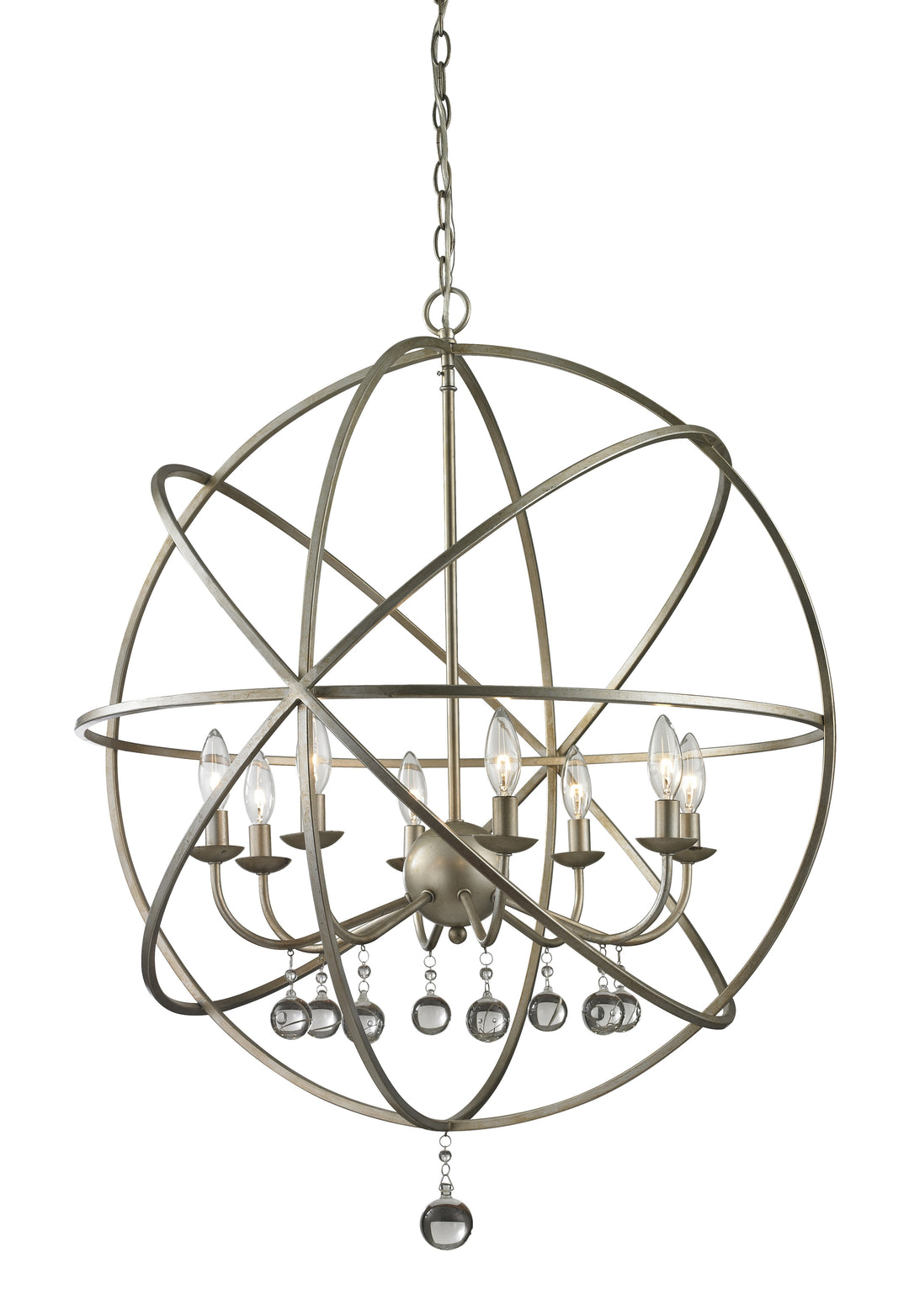 Z-Lite Acadia 415-30 Chandelier Light - Antique Silver