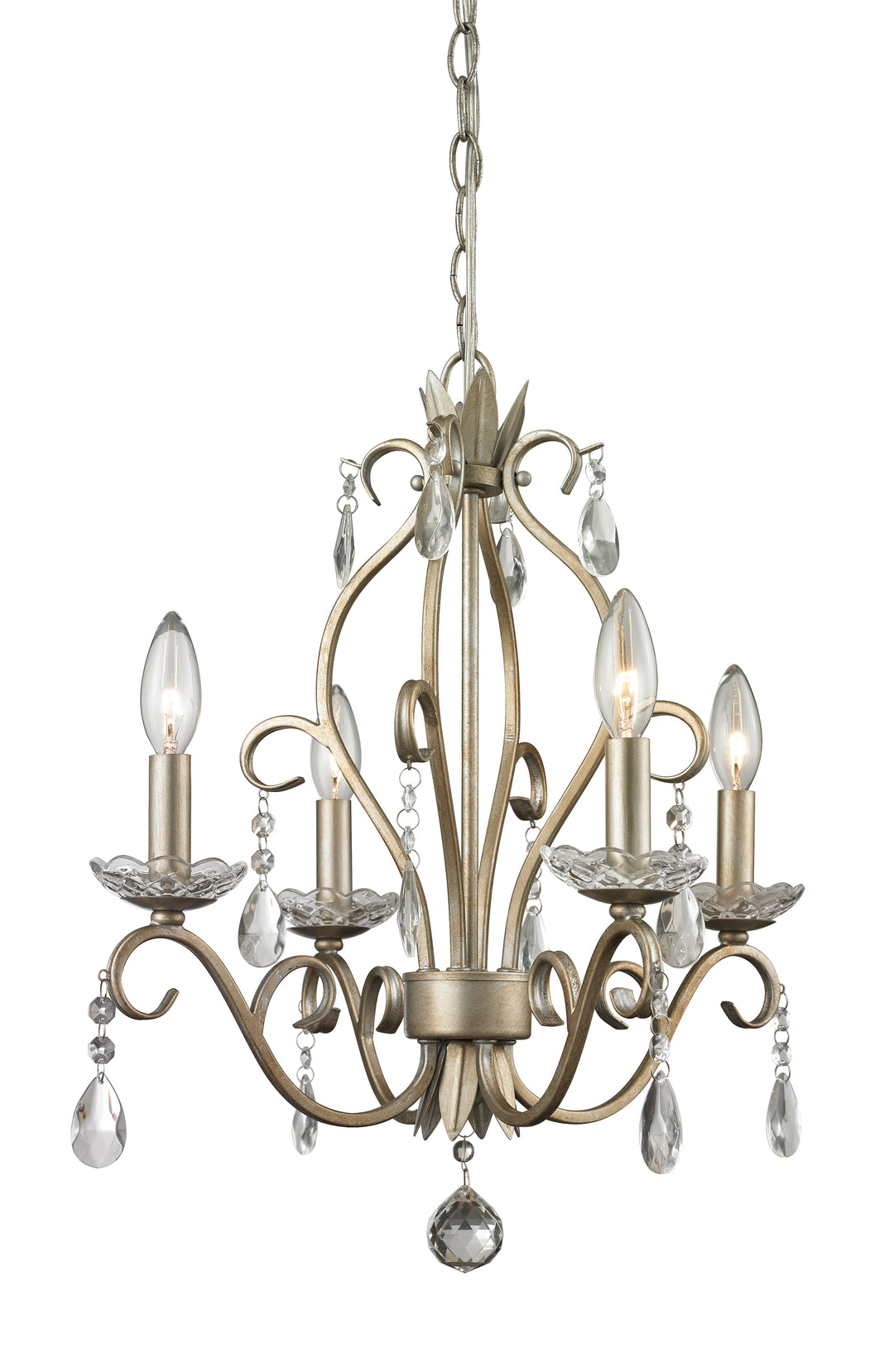Z-Lite Princess Chandeliers 424AS Chandelier Light - Antique Silver