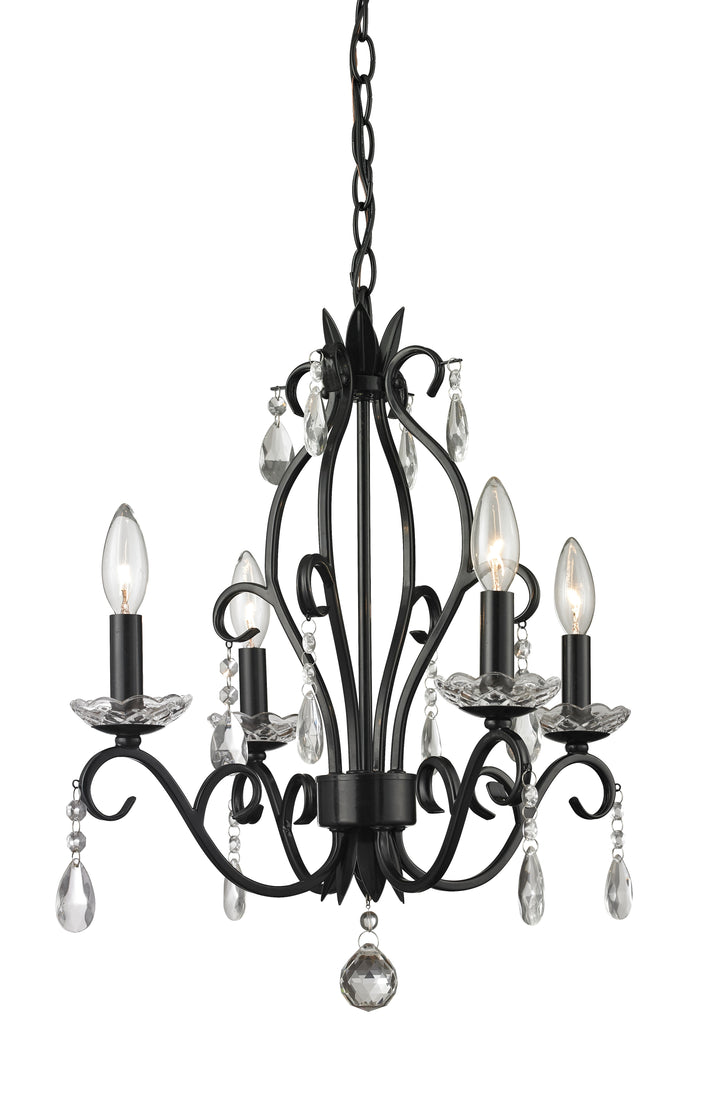Z-Lite Princess Chandeliers 425MB Chandelier Light - Matte Black