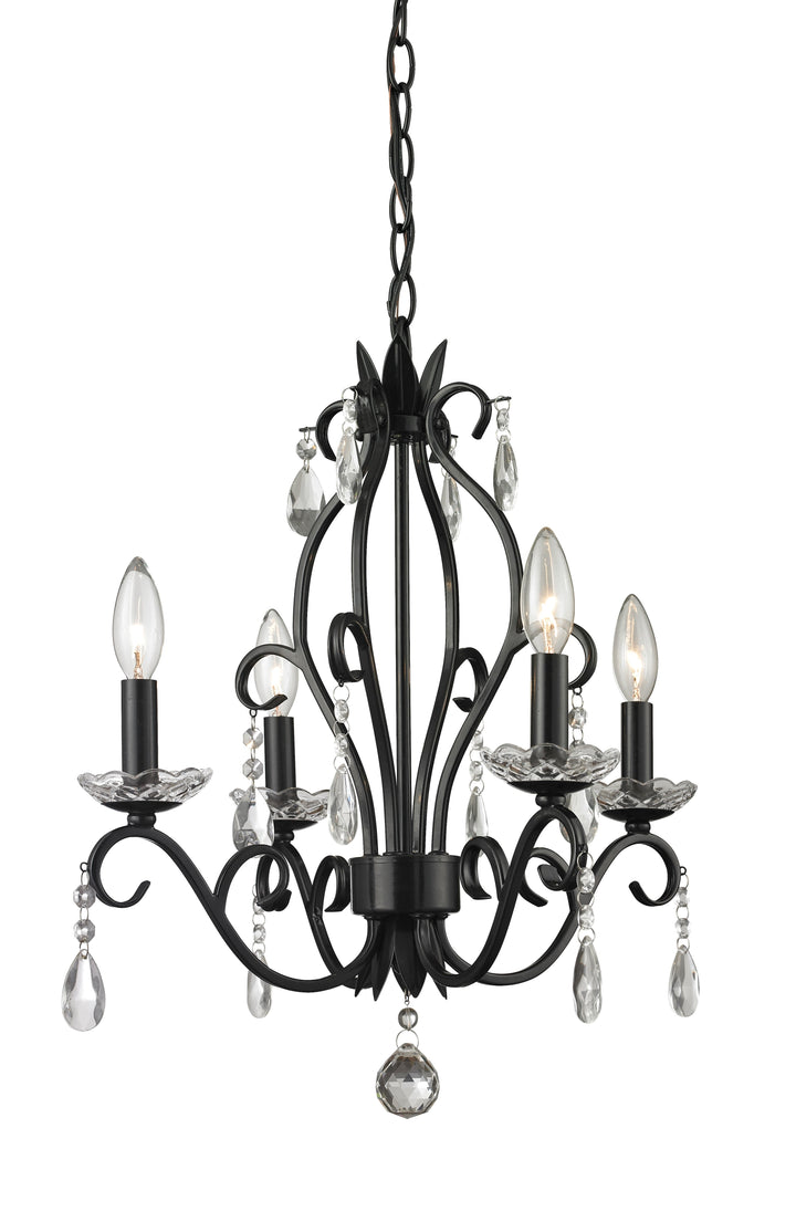 Z-Lite Princess Chandeliers 425MB Chandelier Light - Matte Black
