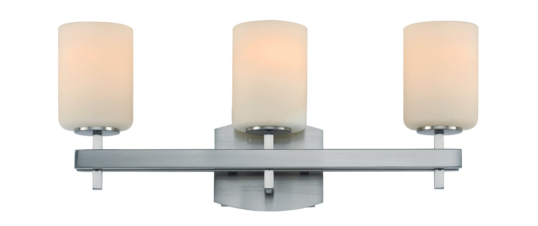 Trans Globe Imports Fairfield 20353 BN Bath Vanity Light 22 in. wide - Brushed Nickel