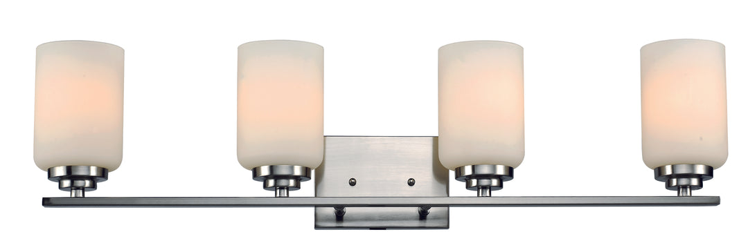 Trans Globe Imports Mod Pod 70524 BN Bath Vanity Light 32 in. wide - Brushed Nickel