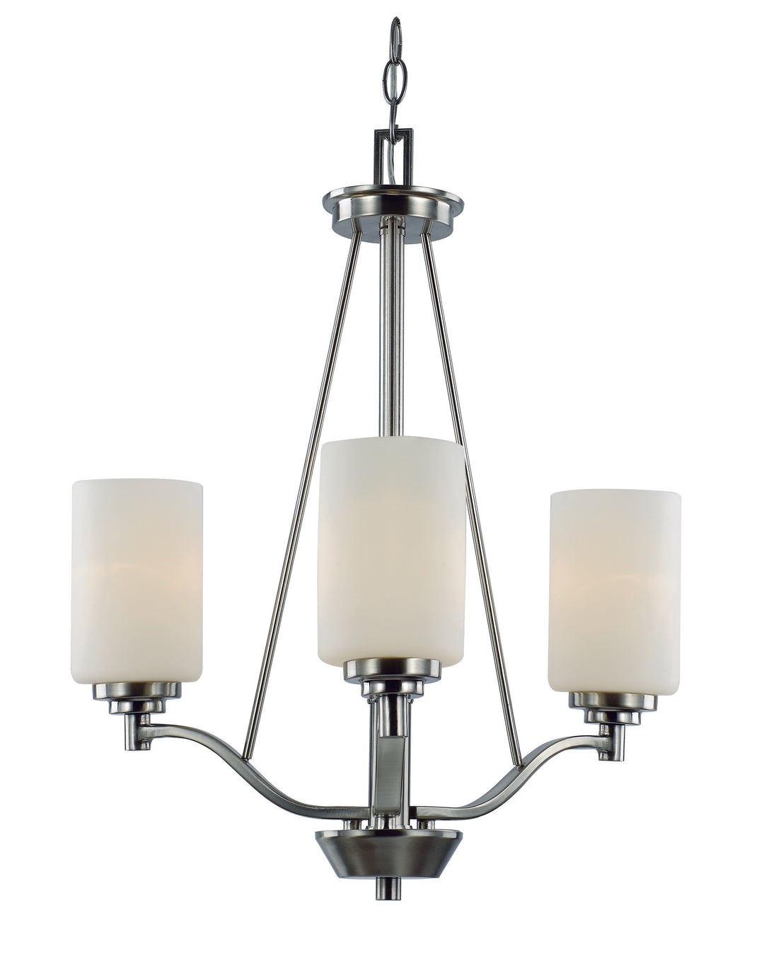 Trans Globe Imports Mod Pod 70525-3 BN Chandelier Light - Brushed Nickel
