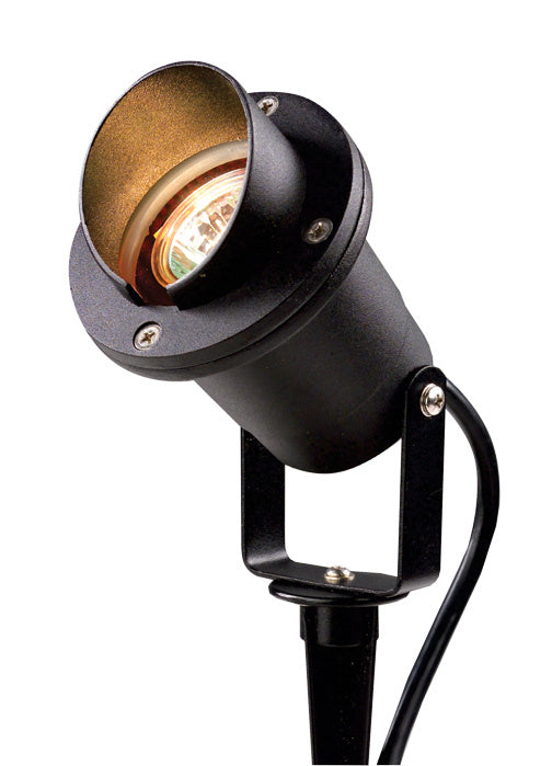 Corona Lighting CL-512-BK Value Lensed W/ Yoke Landscape Light Black