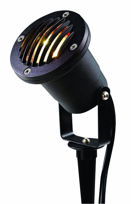 Corona Lighting CL-513-BK Value Lensed W/ Yoke Landscape Light Black