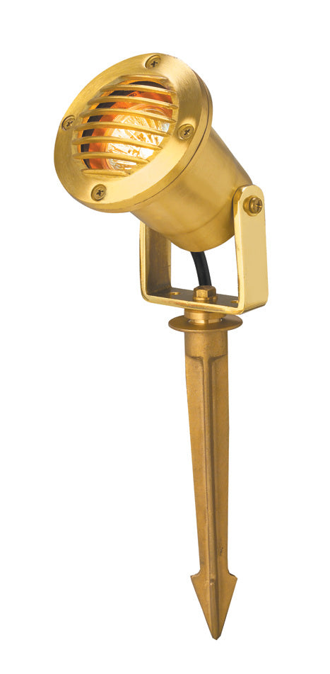 Corona Lighting CL-513-BR Architectural Adjustable W/Yoke Landscape Light Brass