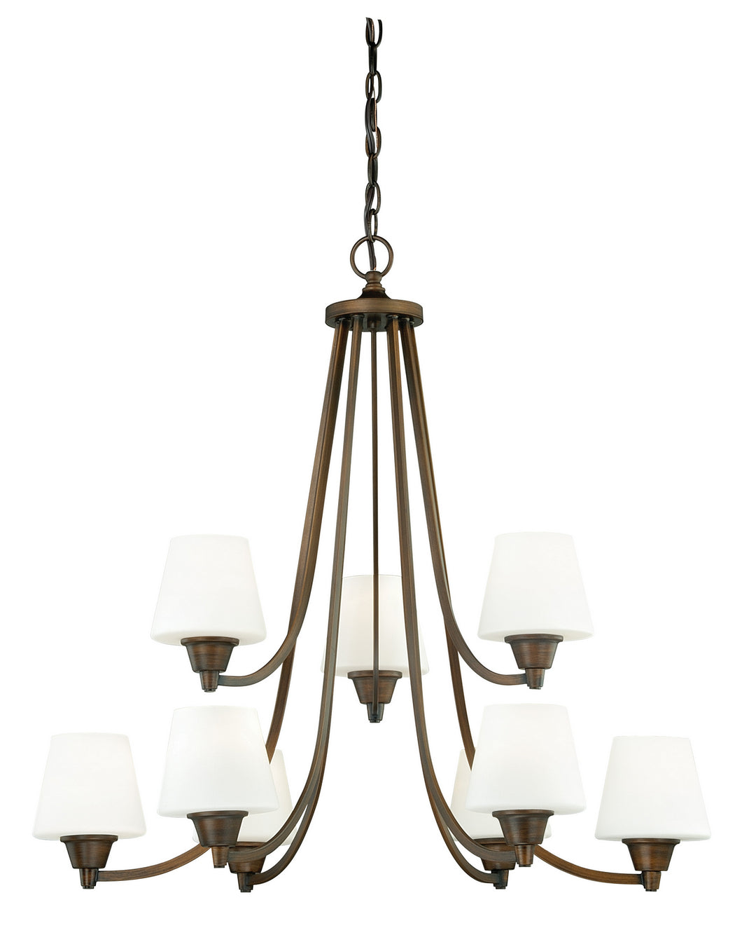 Vaxcel Calais H0103 Chandelier Light - Venetian Bronze