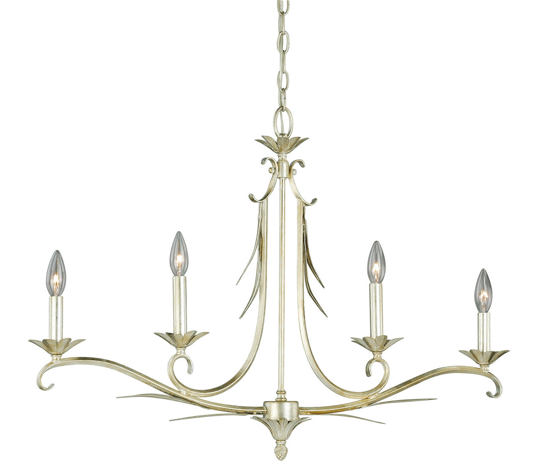 Vaxcel Austen P0099 Pendant Light - Silver Leaf