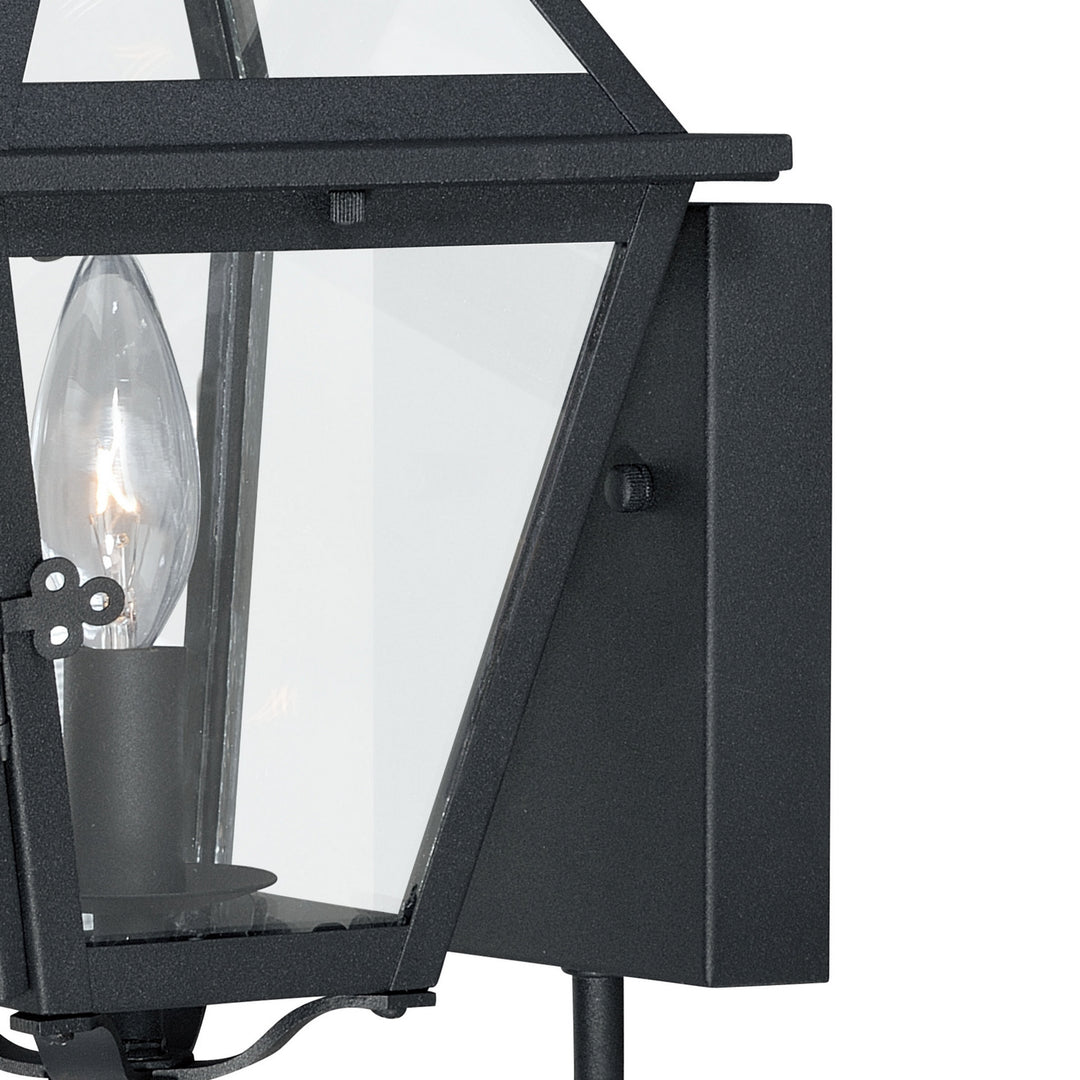 Vaxcel Lighting T0078 Nottingham One Light Outdoor Wall Mount Outdoor Black