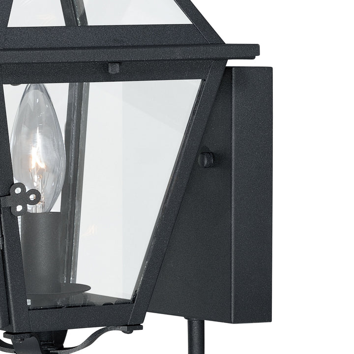 Vaxcel Lighting T0078 Nottingham One Light Outdoor Wall Mount Outdoor Black