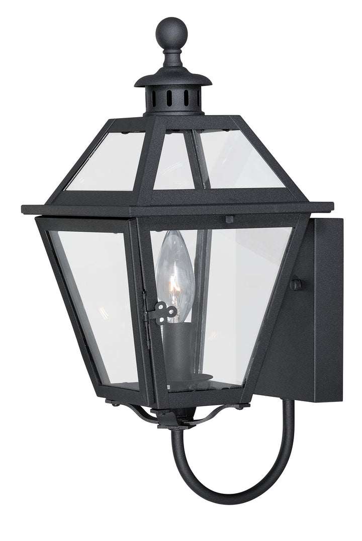 Vaxcel Lighting T0078 Nottingham One Light Outdoor Wall Mount Outdoor Black