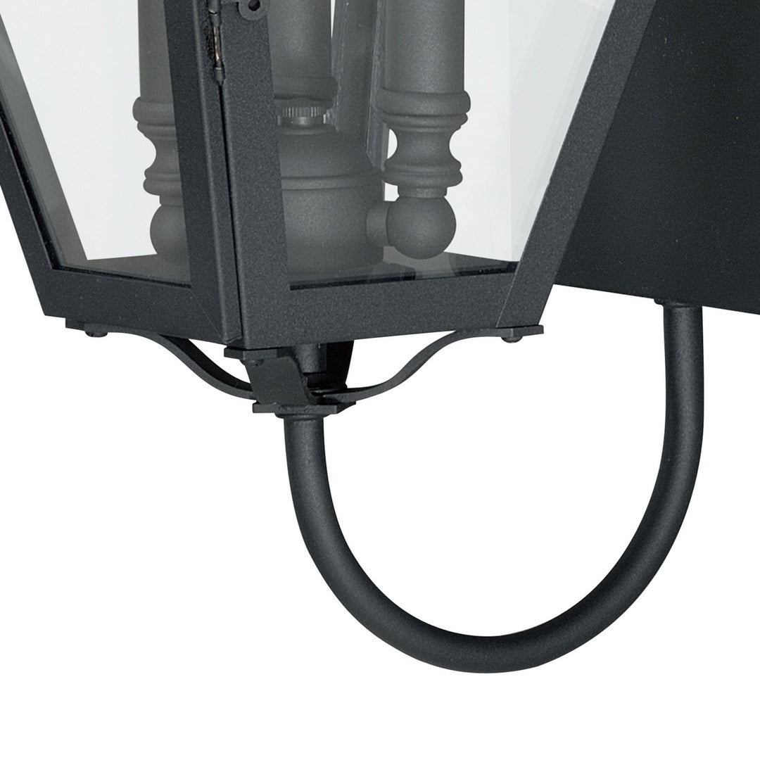 Vaxcel Lighting T0079 Nottingham Three Light Outdoor Wall Mount Outdoor Black