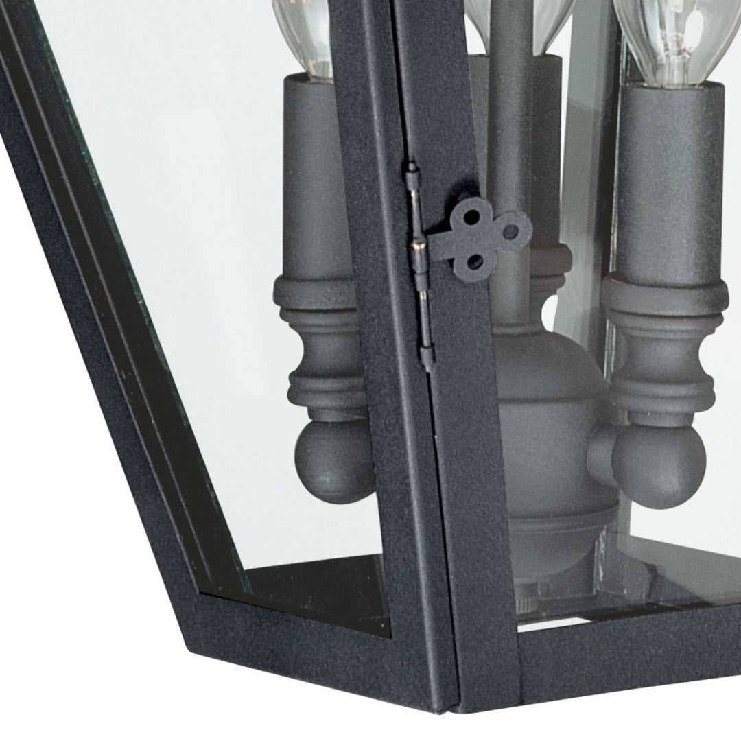 Vaxcel Lighting T0081 Nottingham Three Light Outdoor Pendant Outdoor Black