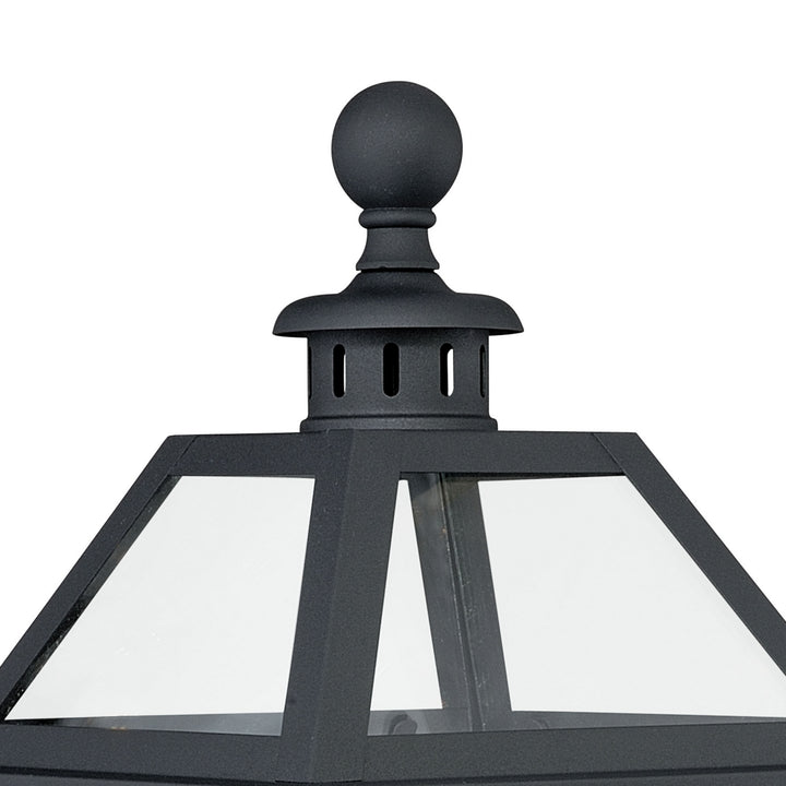 Vaxcel Lighting T0082 Nottingham Three Light Outdoor Post Mount Outdoor Black