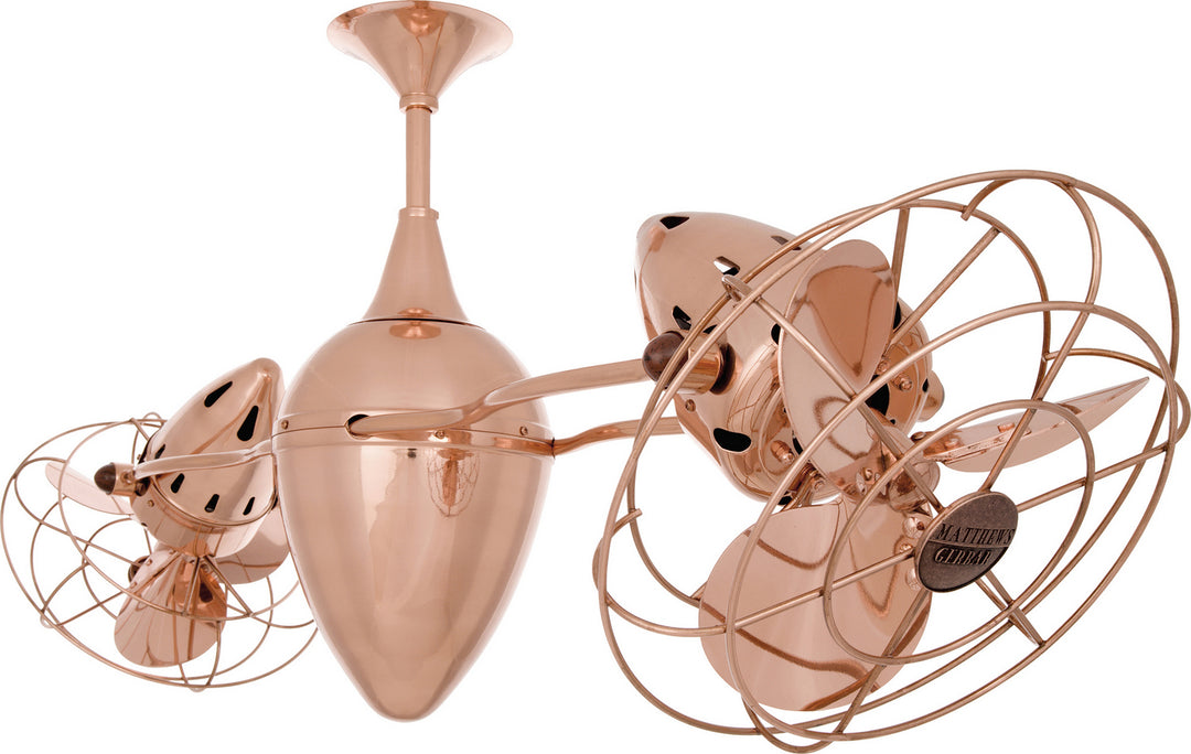 Matthews Fan Company Ar Ruthiane AR-BRCP-MTL Ceiling Fan 13 - Brushed Copper, Brushed Copper/