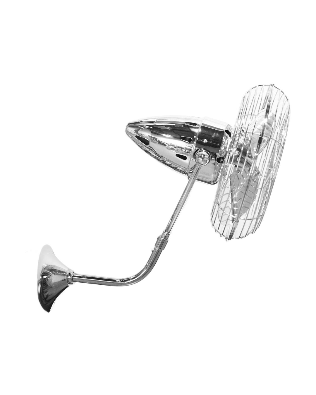 Matthews Fan Company Bruna Parede BP-CR-MTL-DAMP Ceiling Fan 13 - Polished Chrome, Polished Chrome/