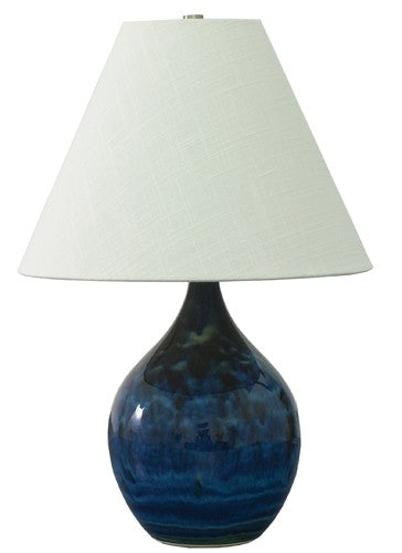 House Of Troy Lighting GS200-MID  Scatchard Lamp Midnight Blue