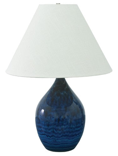 House Of Troy Lighting GS400-MID  Scatchard Lamp Midnight Blue